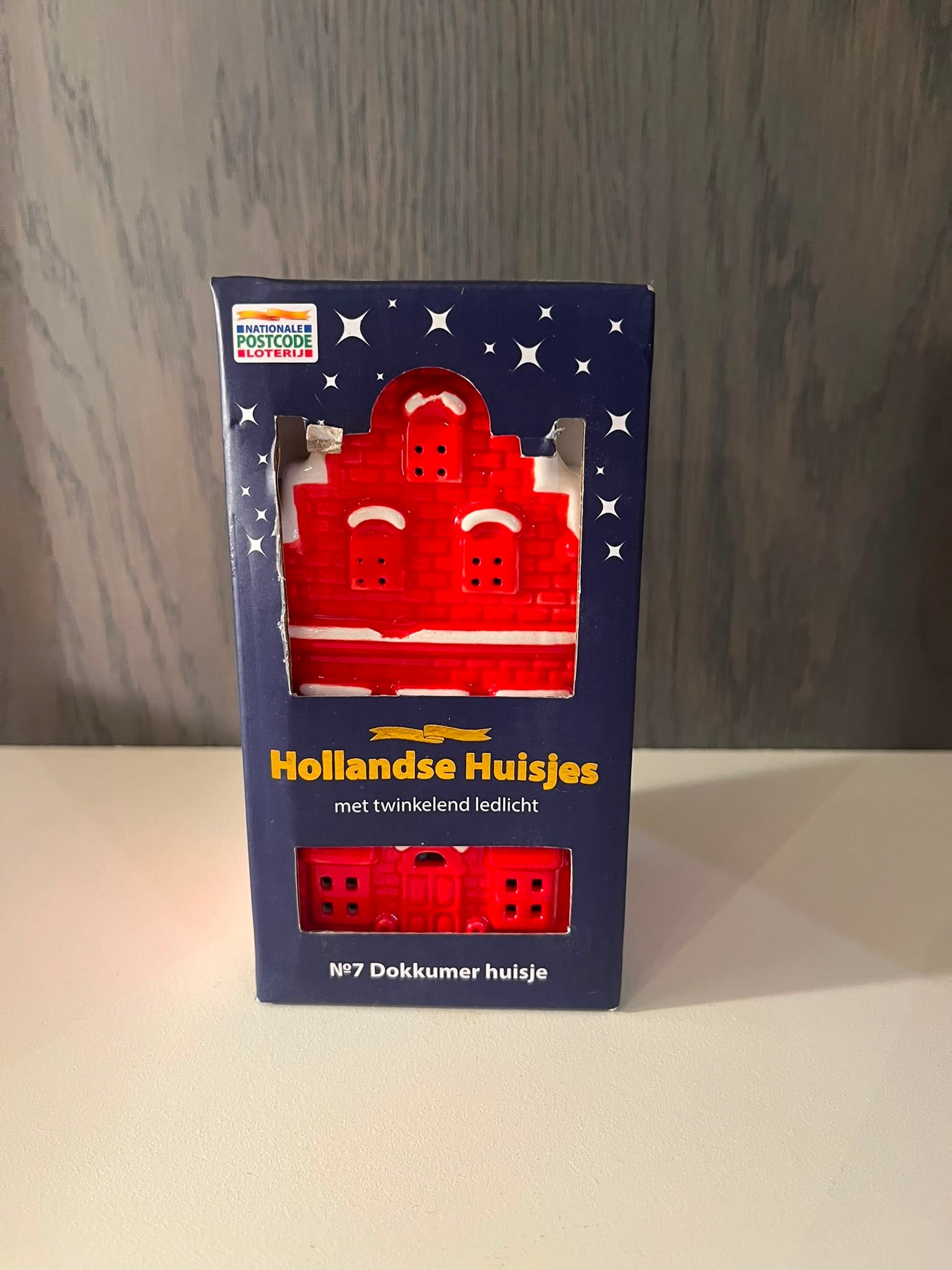 rood kersthuisje
