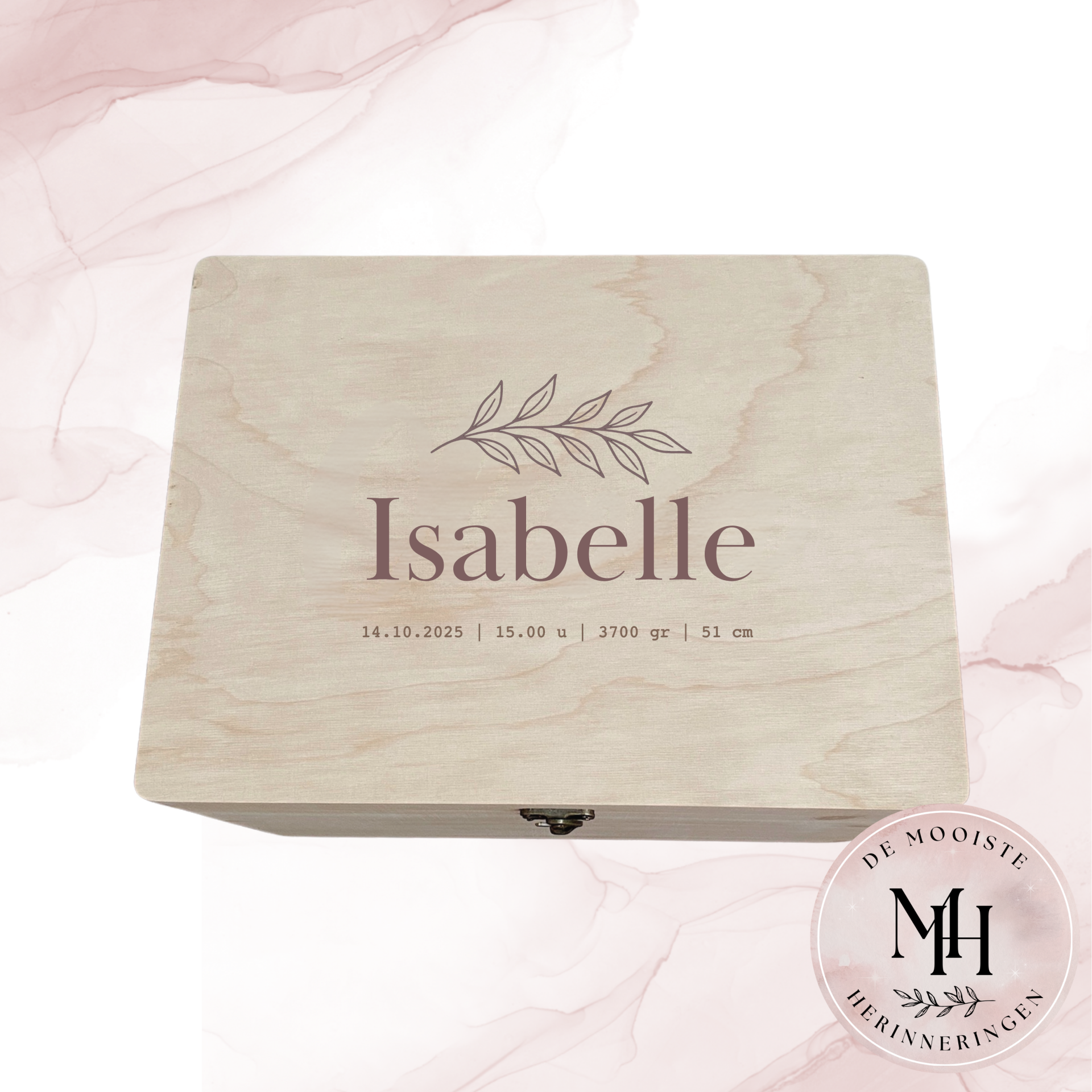 Geboortekist - Ontwerp 4. 'Isabelle'