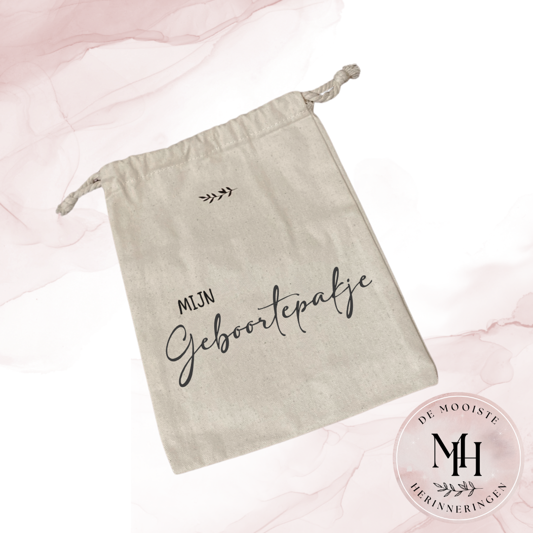 Bewaarzakje - Mijn geboortepakje