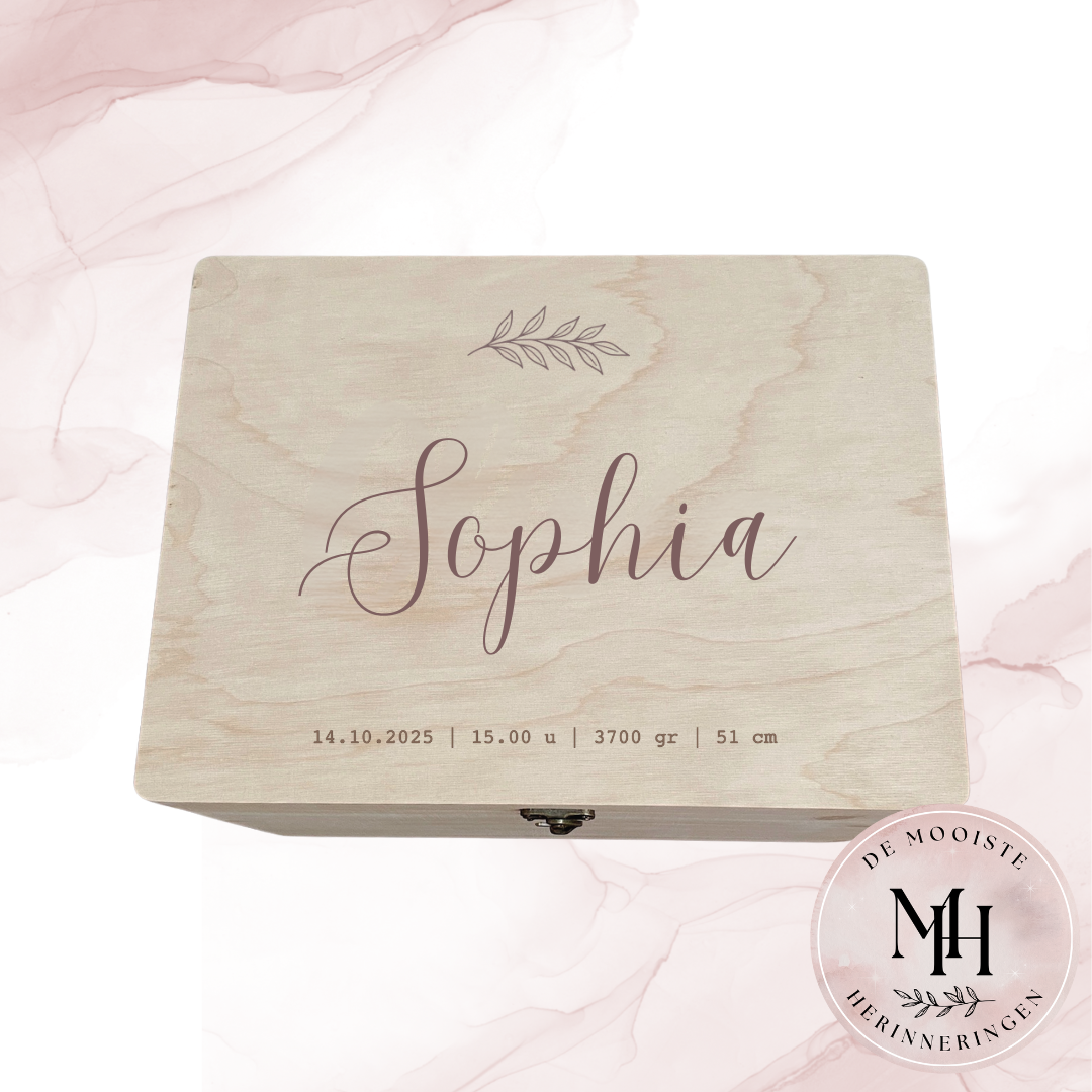 Geboortekist - Ontwerp 6. 'Sophia'