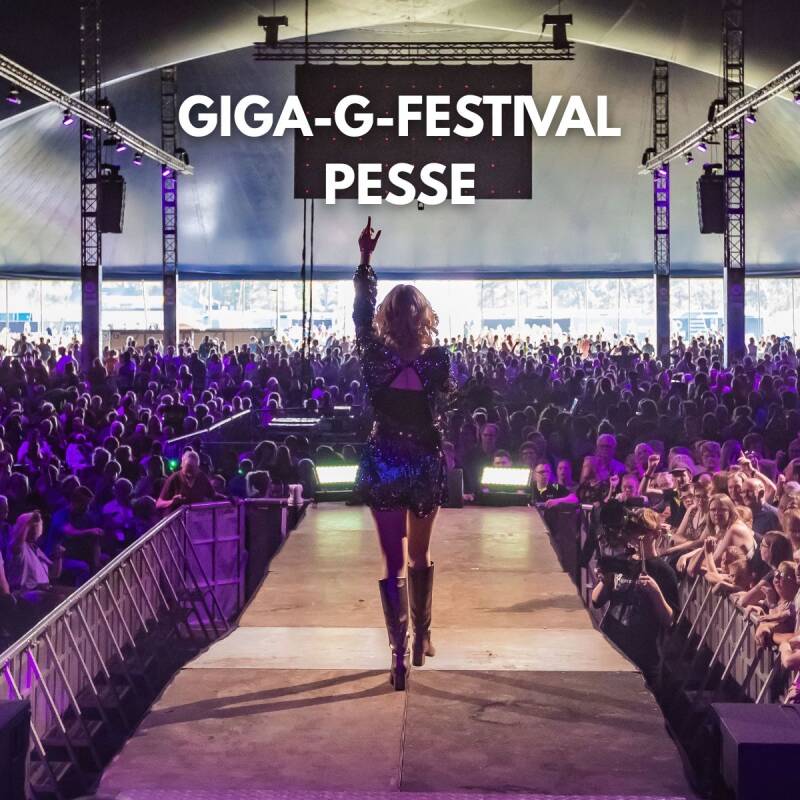 Christyn bij Giga G Festival Pesse