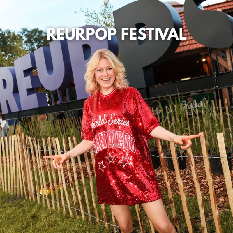 Zangeres CHRISTYN bij Reurpop Festival