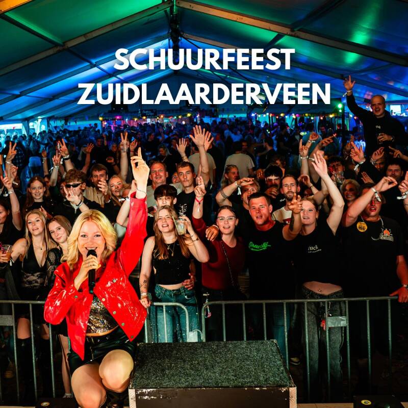 Schuurfeest Zuidlaarderveen zangeres Christyn
