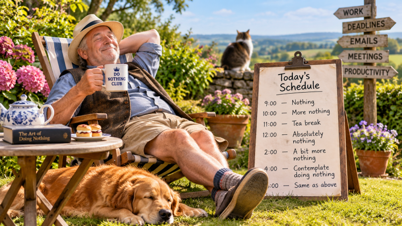 The fine art of doing nothing