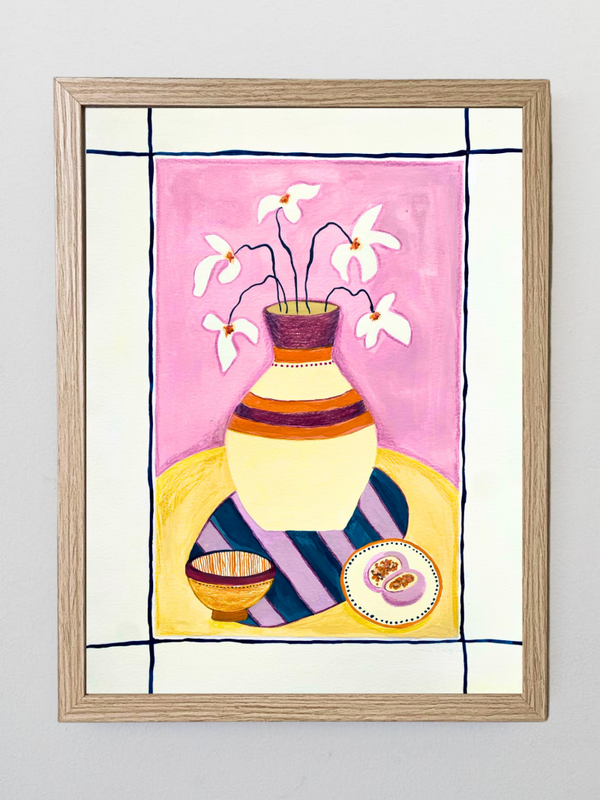 Still life - Gouache op papier, 30x40 cm