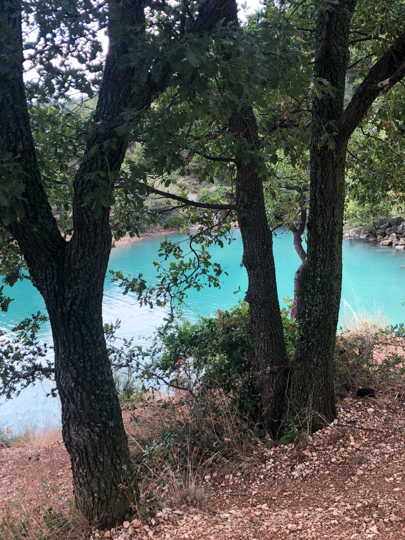 Vue sur le Lac de Sainte Croix