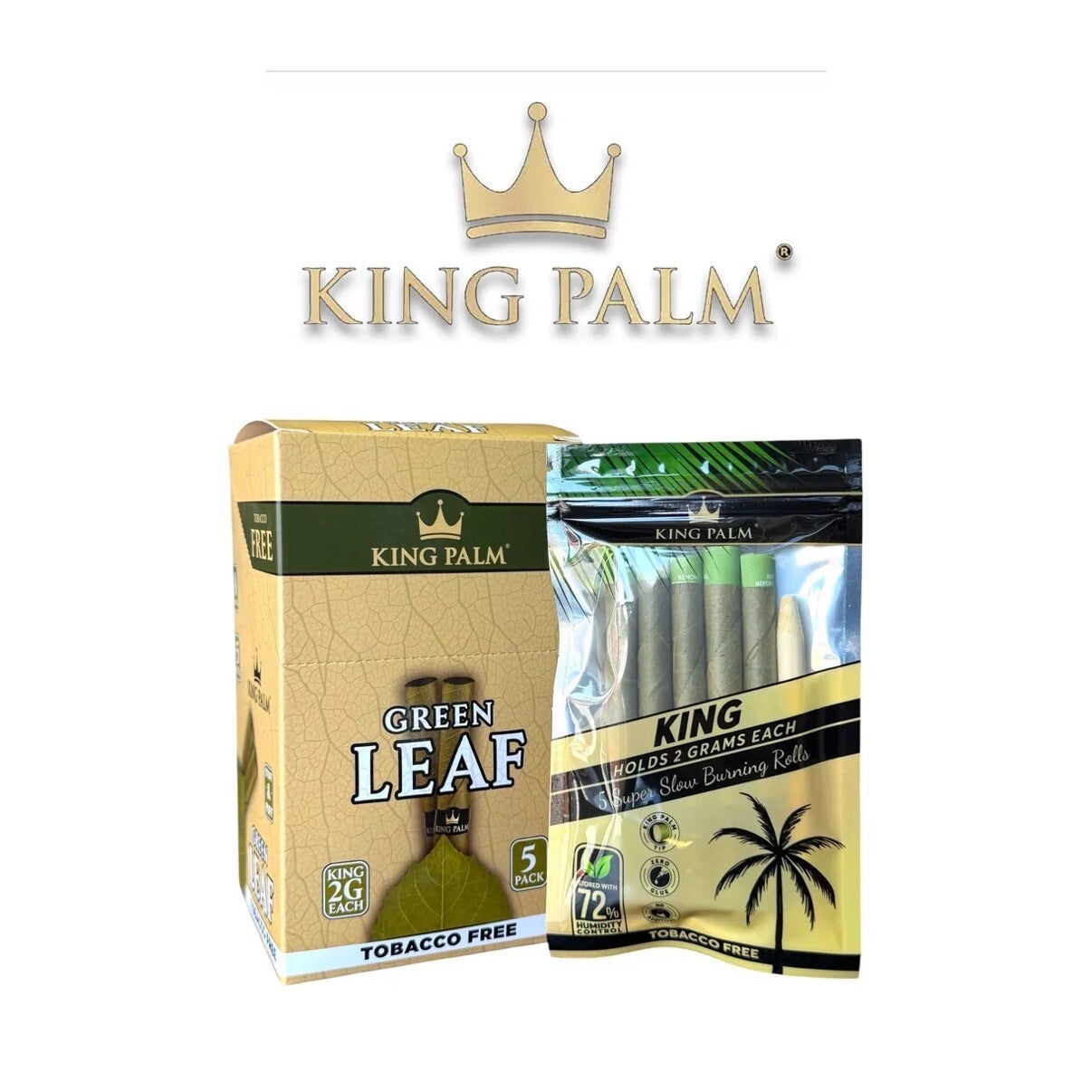 King Palm Green Leaf King 5pk-8ct