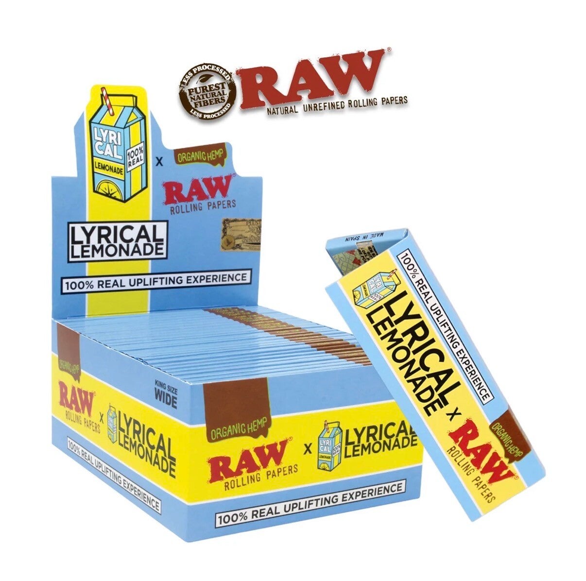 Raw Lyrical Lemonade Organic Papers King Wide 24ct