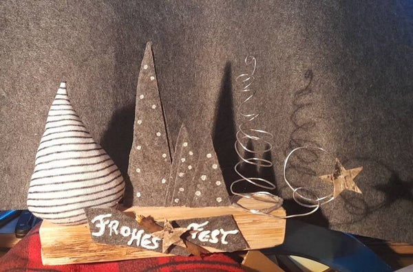 Deko "Frohes Fest" Weihnachten