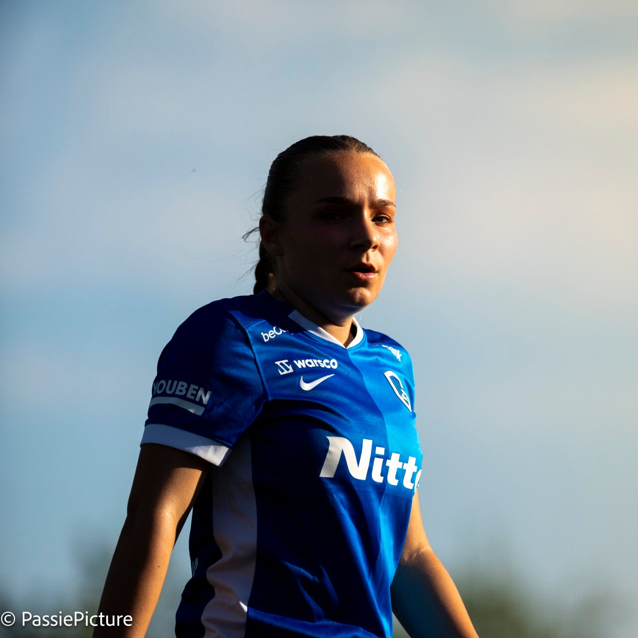 Speelsters KRC Genk Ladies tijdens wedstrijd tegen RFC Luik 02-08-2025 - PassiePicture