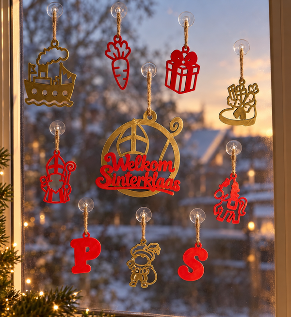 Sinterklaas raam set