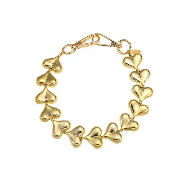 BY SHIR TELEFOONKOORD HART CHARM GOUD