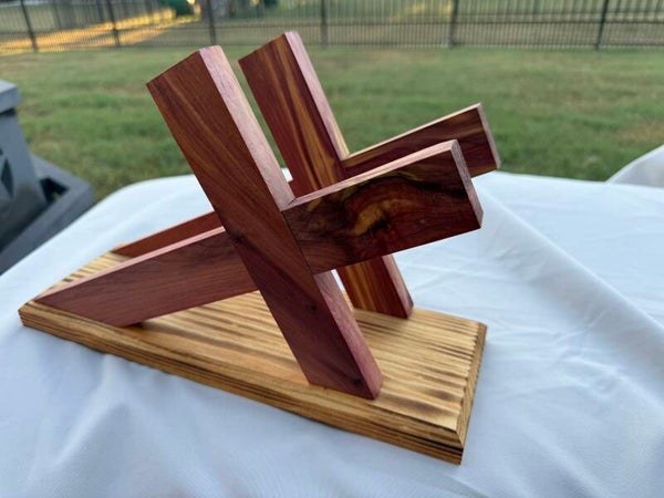 Cross Bible holder