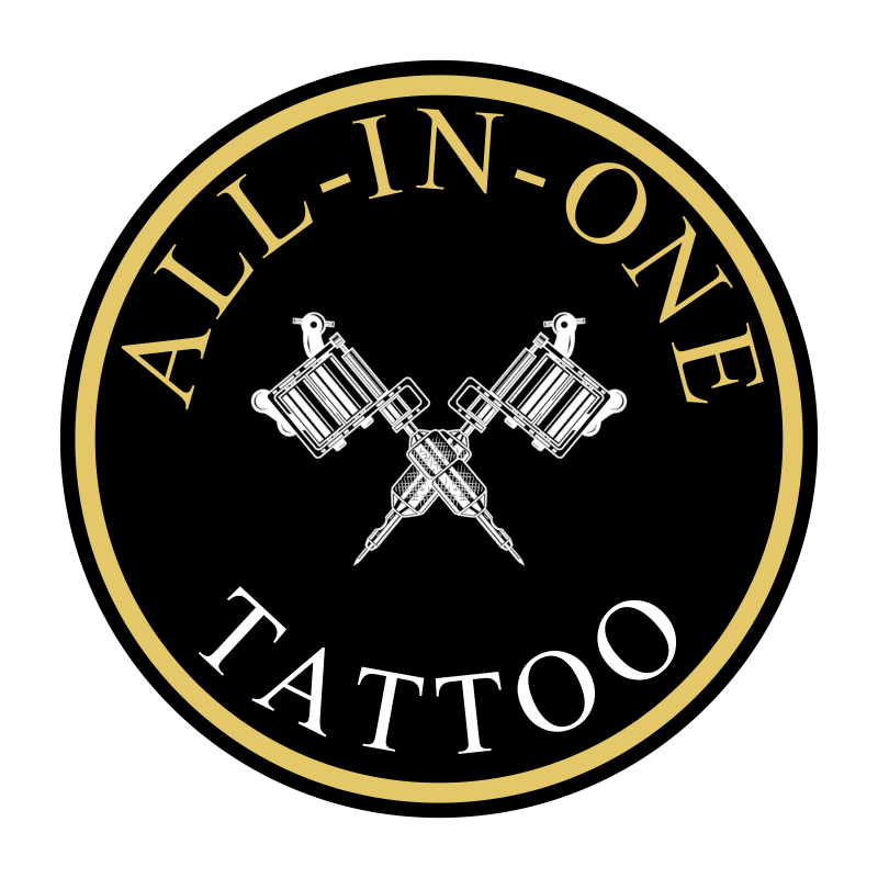 Logo All-In-One Tattoo Hurghada, Tattoo Ägypten, proffessionelle Tattoos, eu-qualitätstandart. Eu-Farben, Reach