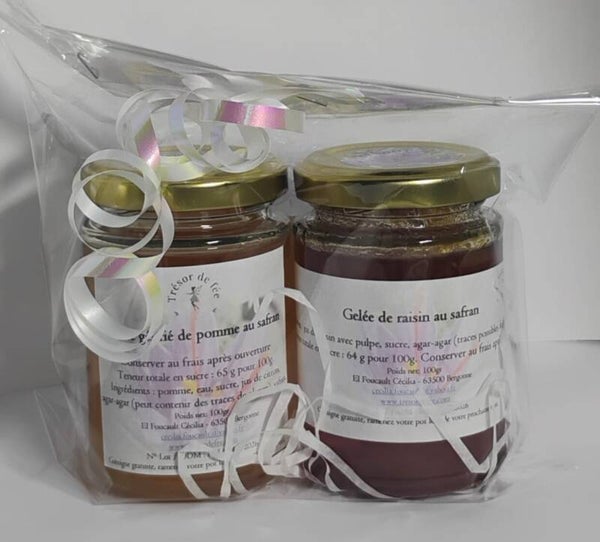 Duo gelées de fruits au safran