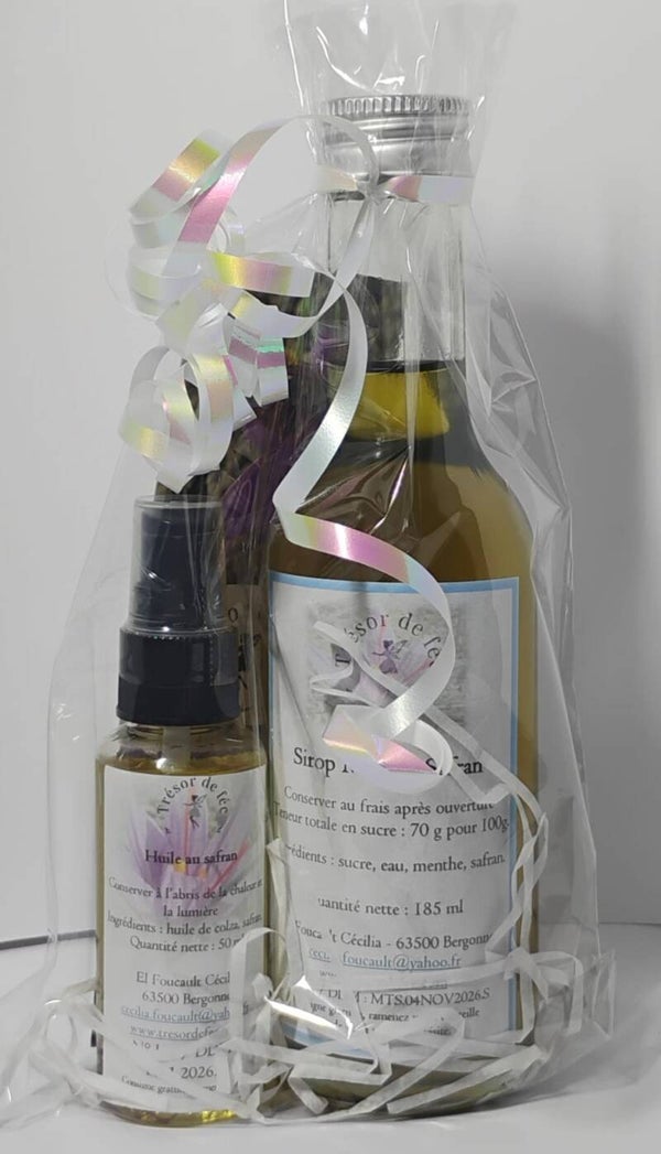 Duo huile au Safran et Sirop plante/safran