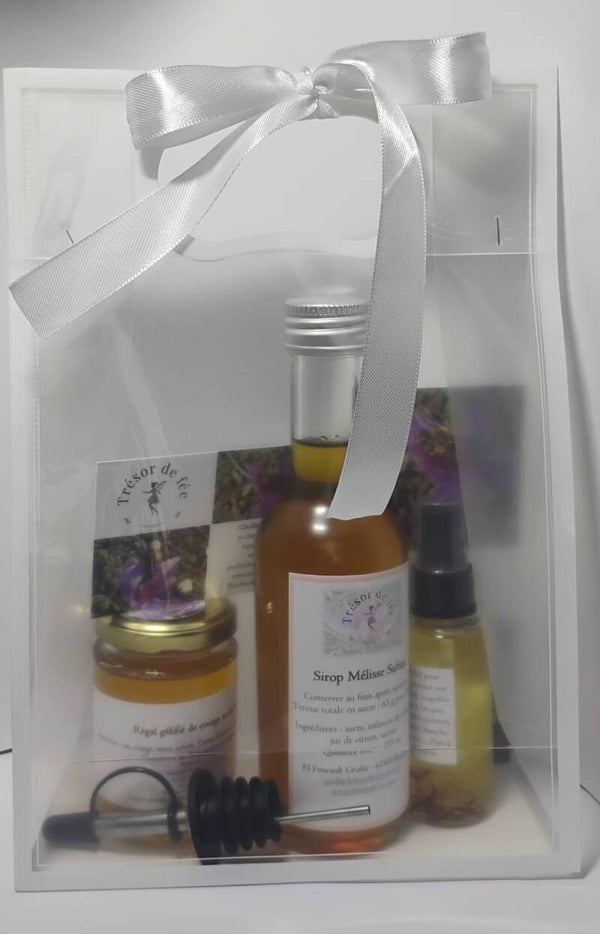 Panier dégustation produits safranés