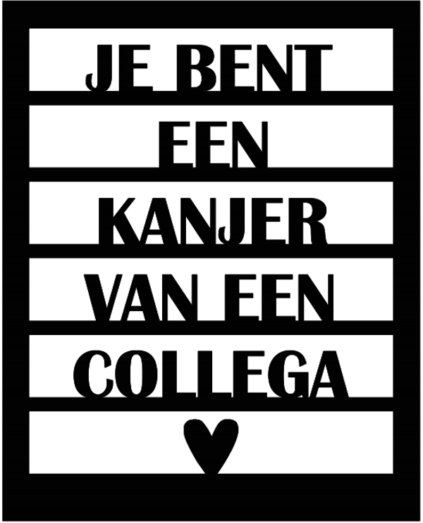 Element Raam "Je bent een kanjer"