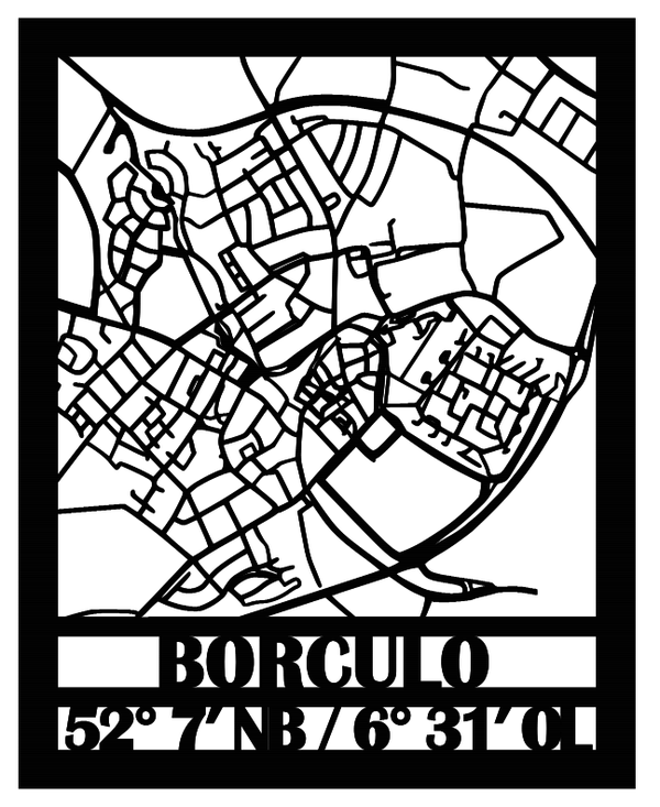 Element plattegrond Borculo A4