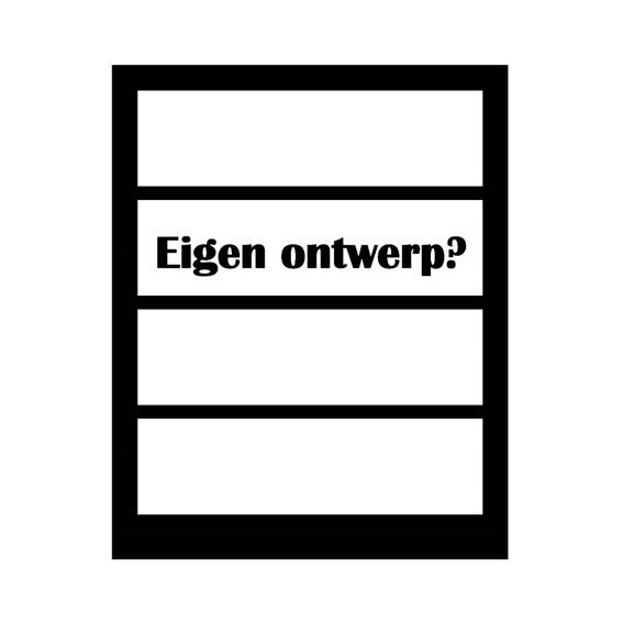 Eigen ontwerp raam