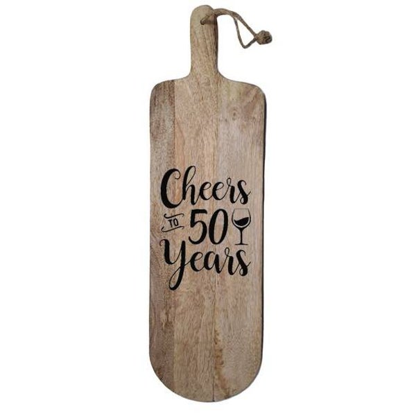 Mangohouten plank met diverse standaard thema's