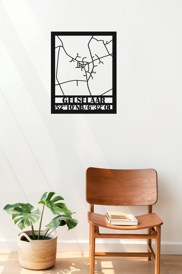 Stadsplattegrond Gelselaar