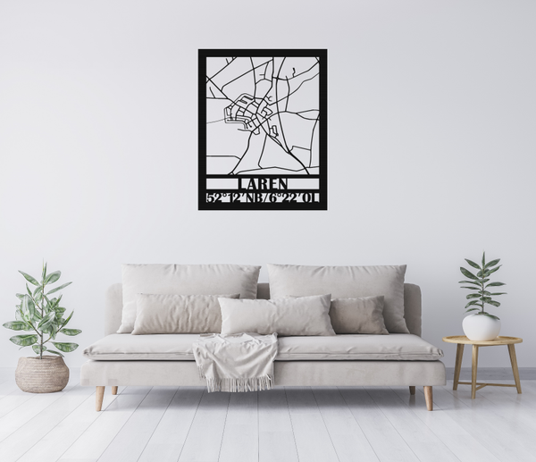 Stadsplattegrond Laren (Gelderland)