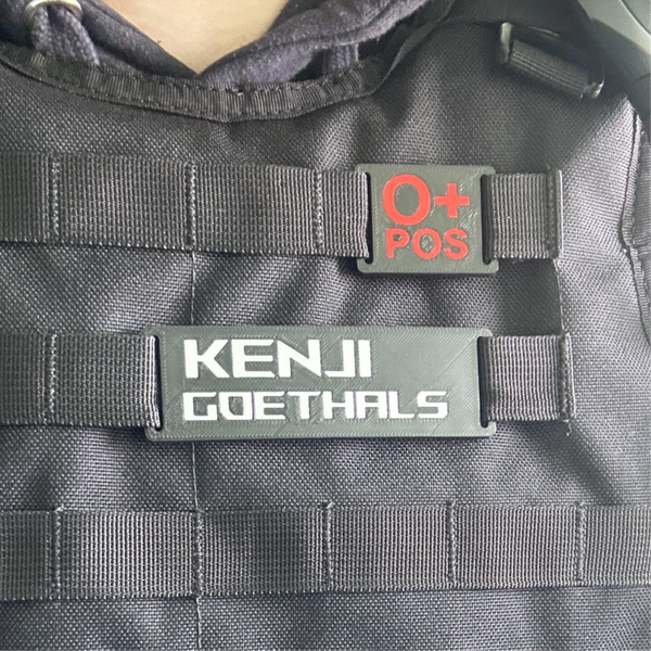 Gepersonaliseerde Molle-naamtags