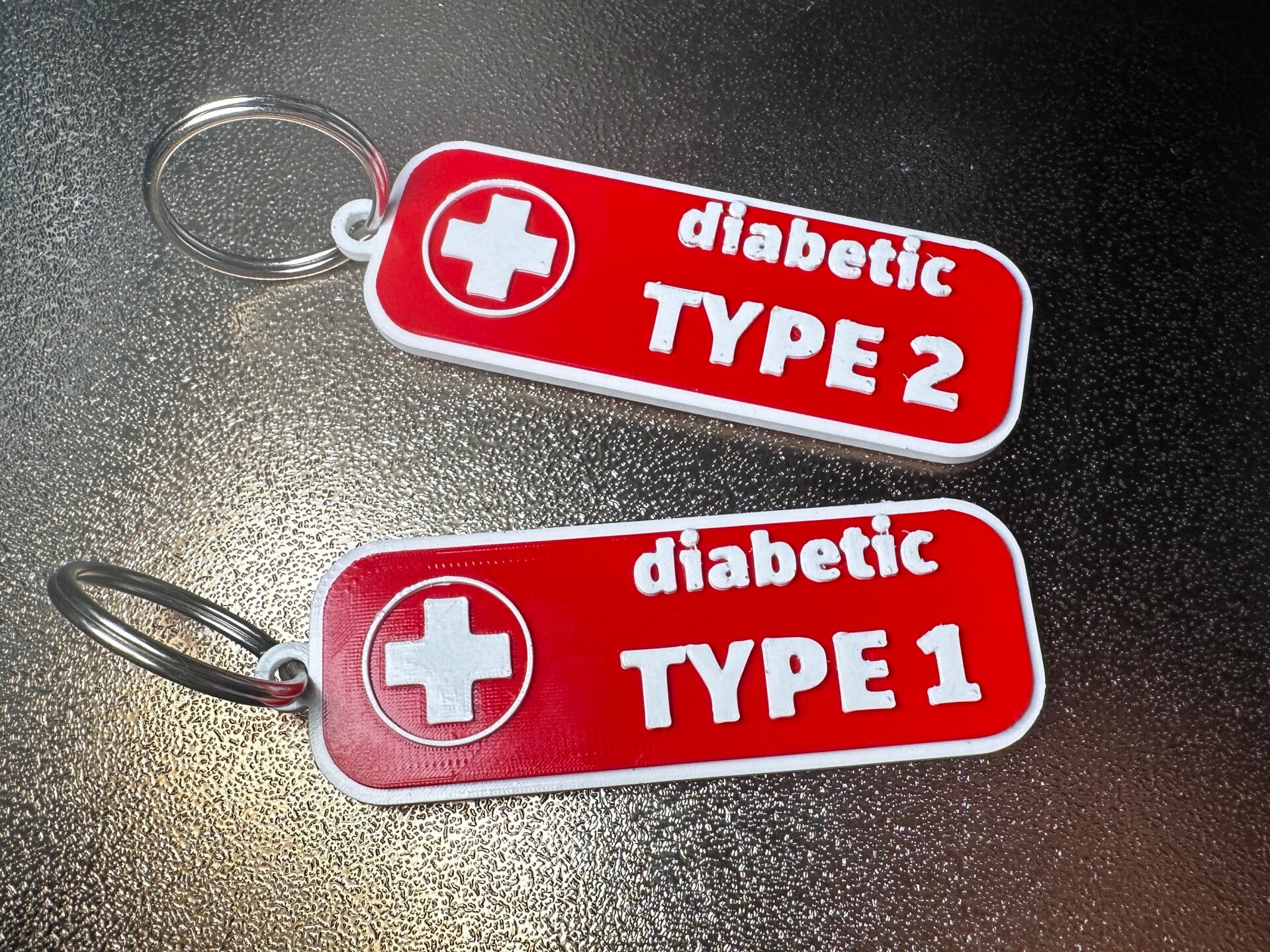 Diabetes sleutelhangers Model 3