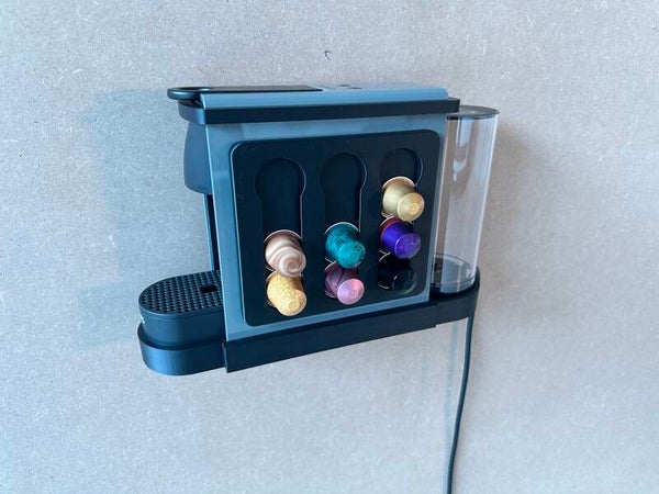 Minimalistische Nespresso Essenza Mini Wandhouder voor Mobilhome