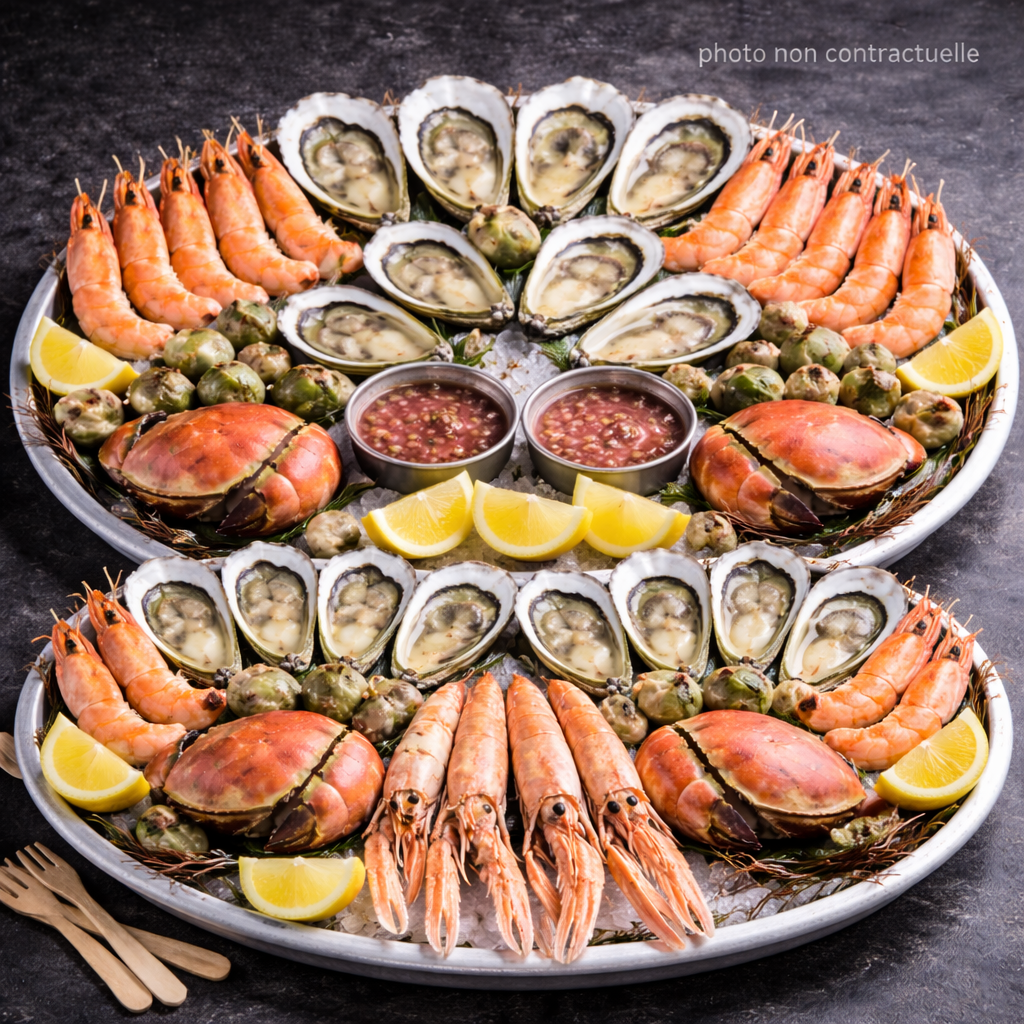 Plateau Plaisir idéal pour 1 repas pour 2