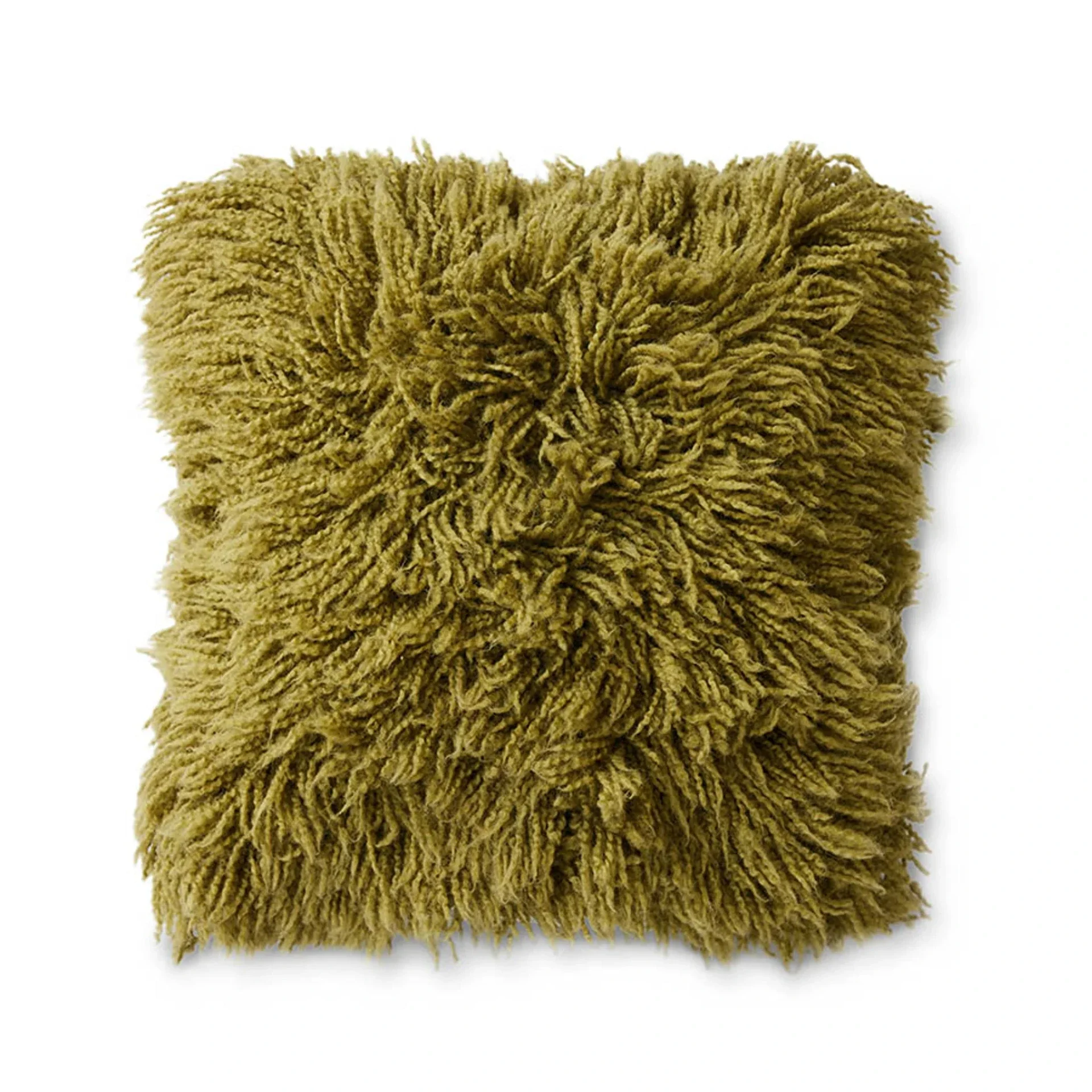 HK Living kussen Fluffy olive