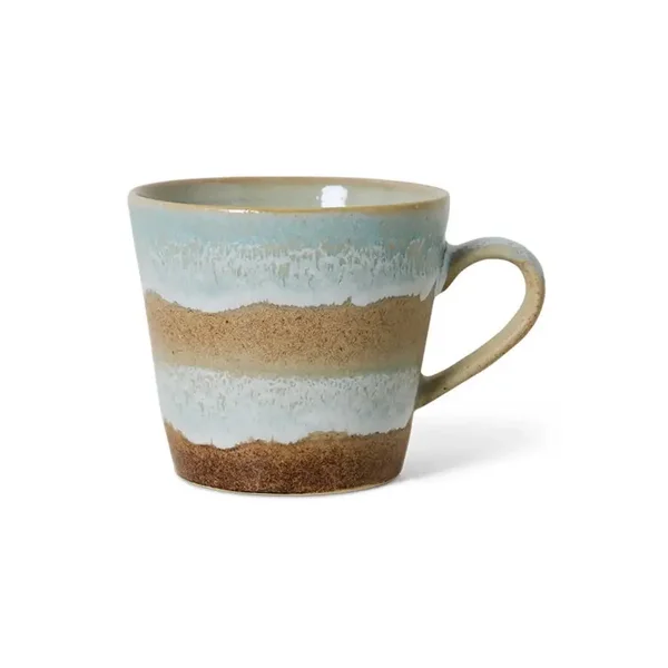 HK Living 70s ceramics cappuccino mug skyline