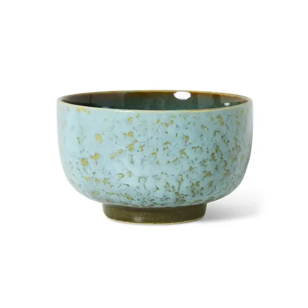 HK Living 70s ceramics noodle bowl verdigris