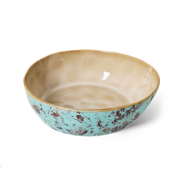 Hk Living 70s ceramics pasta bowl patina