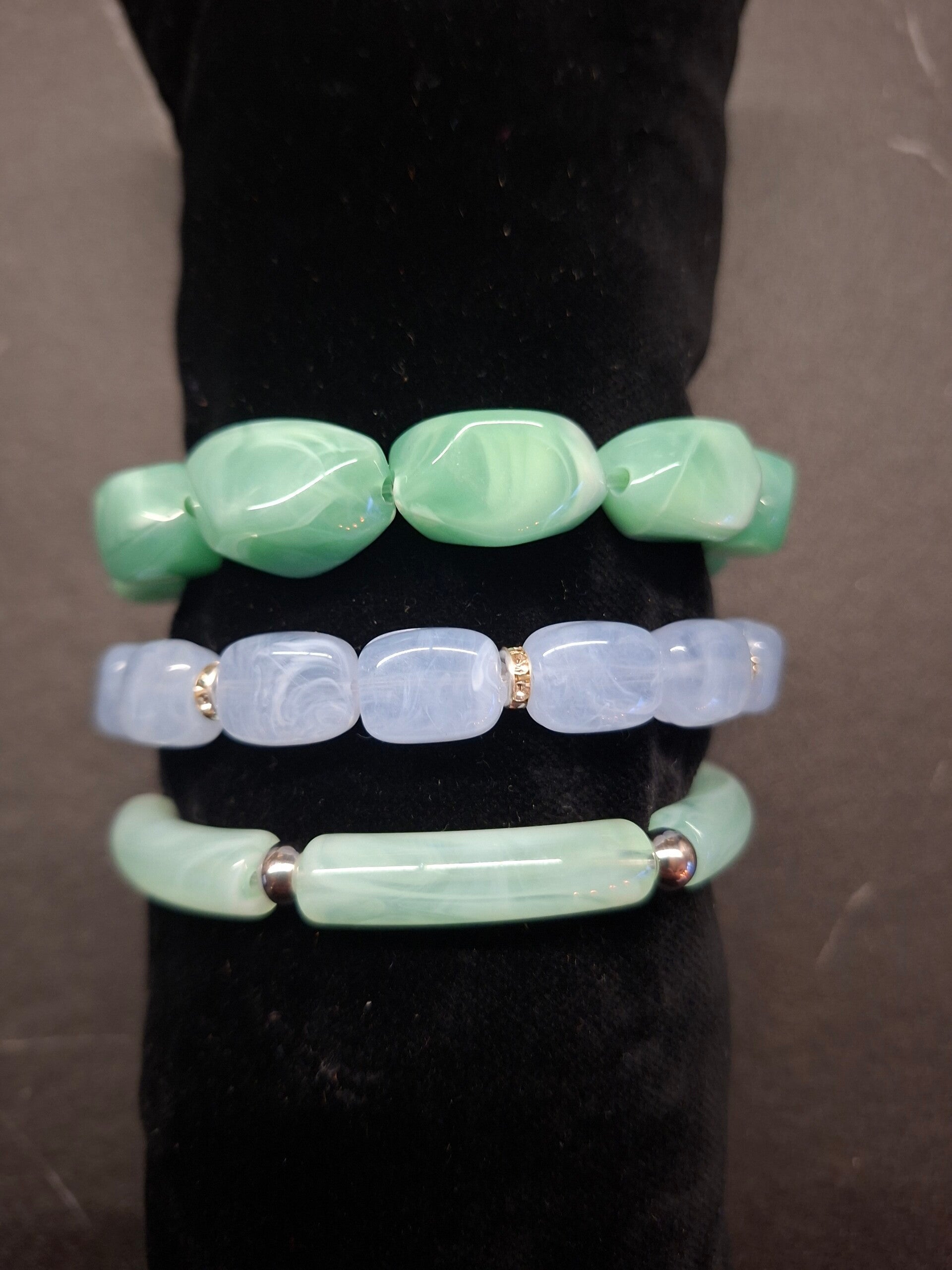 Set groen/blauw 3 stuks