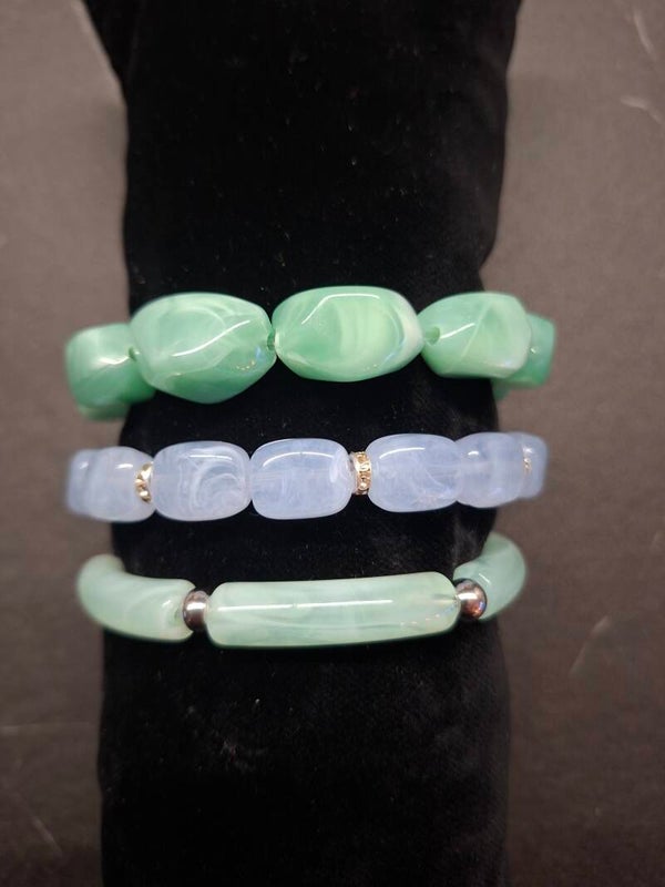 Set groen/blauw 3 stuks