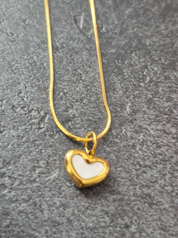 Gouden ketting klein hart