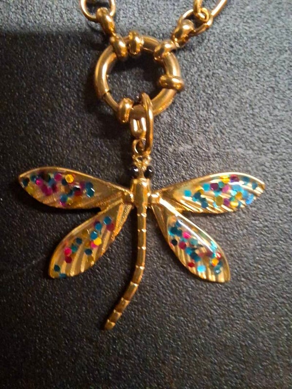 Ketting met libelle