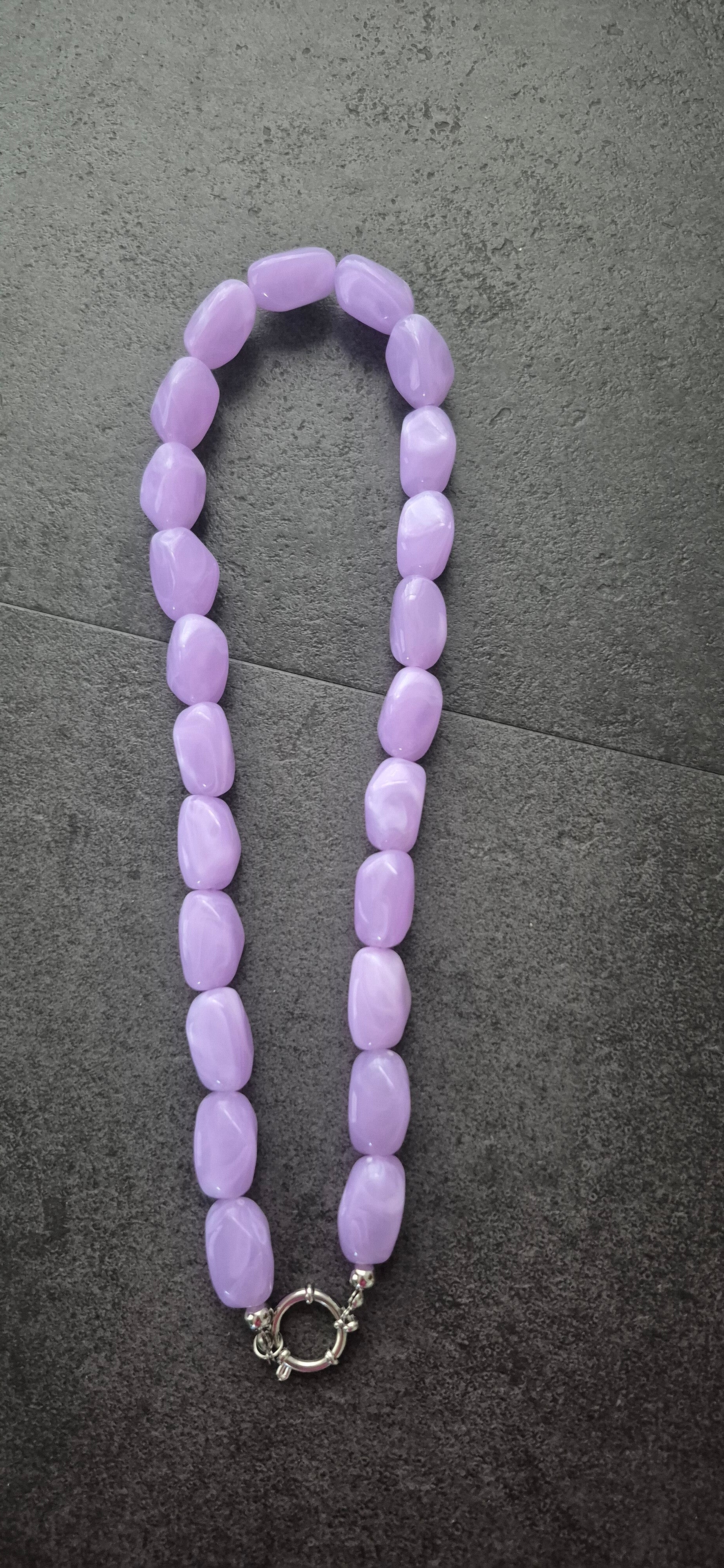 acrylkralenketting nugget