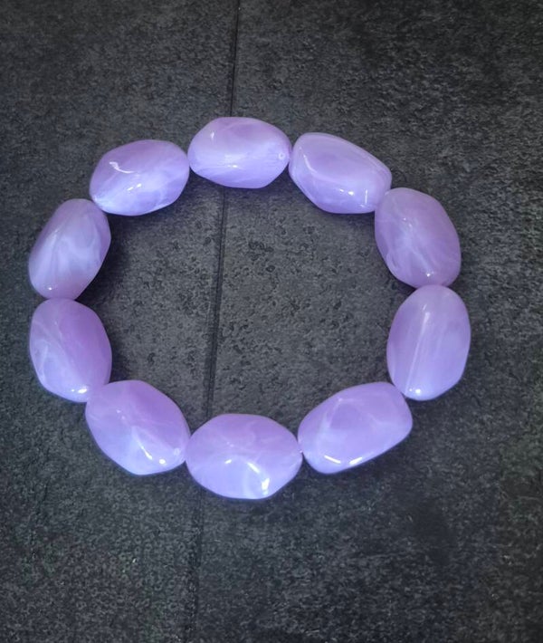 Armband acryl nuggetkralen
