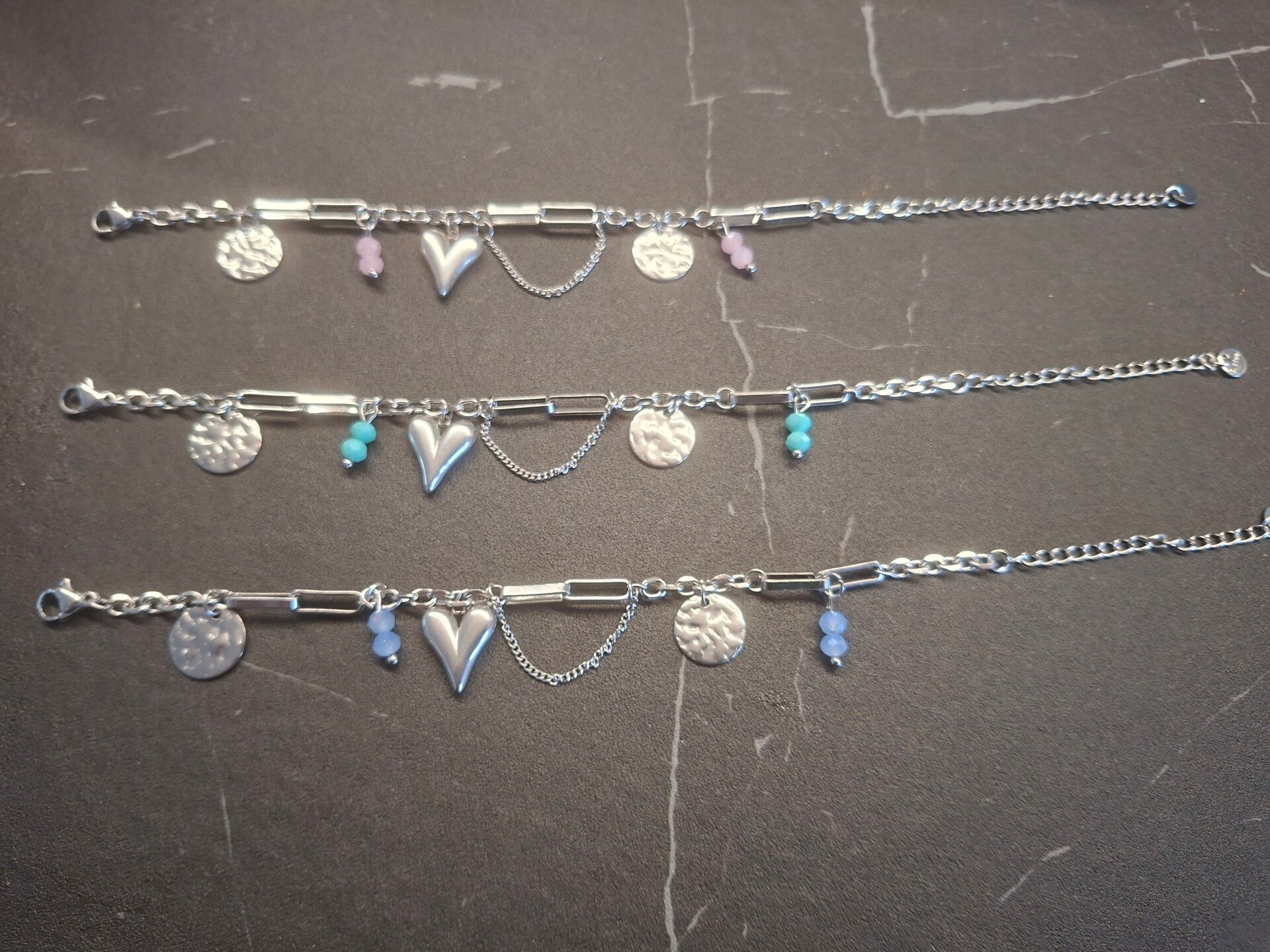 Zilveren bedelarmband