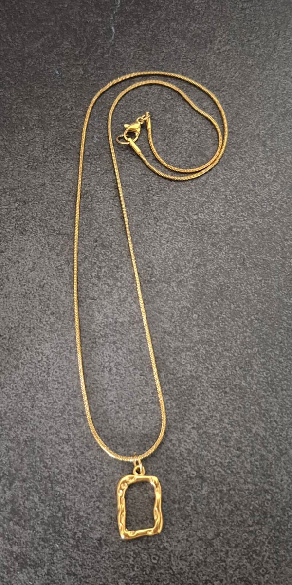 Ketting reliëf rechthoek