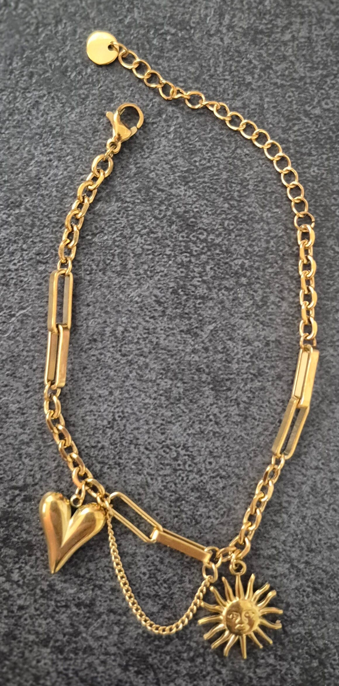 armband hart en zon