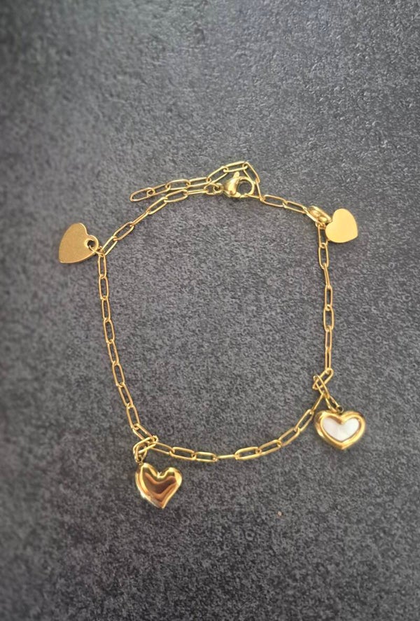 hartjes schakelarmband