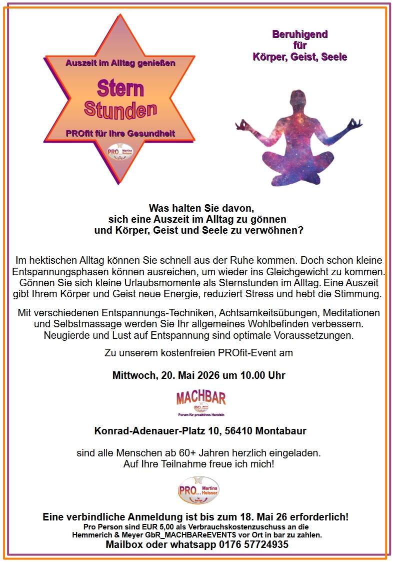 Sternstunden - Auszeit im Alltag genießen