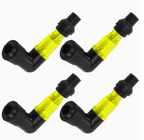 Zündkerzenstecker leuchtend Gelb