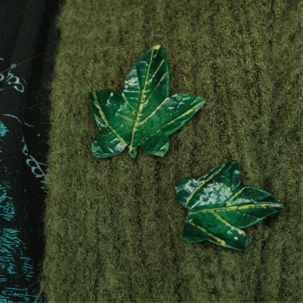 Ivy Leaf Pin Set