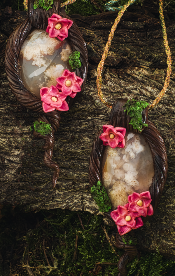 Spring Equinox Forest Pendant