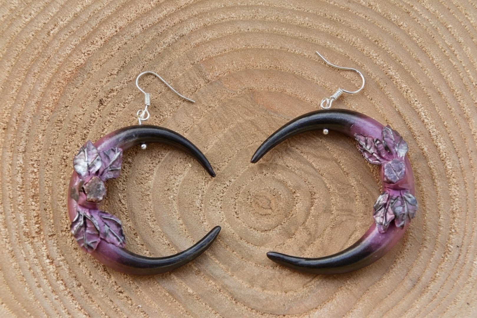 Crystal Moon earrings